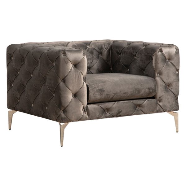 071 001431 4 Armchair PWF-0579 pakoworld fabric dark grey 108x90x70cmIndoor furniture > Sofas & Armchairs - Pre Order