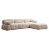 071 001482 5 3 seater sofa PWF-0579 pakoworld Chesterfield type fabric light blue 237x90x73cmIndoor furniture > Sofas & Armchairs - Pre Order