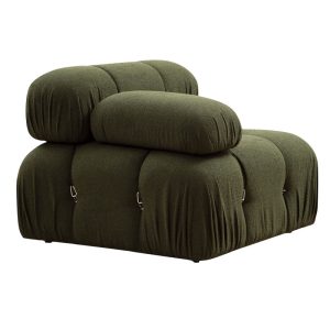 071 001483 2 2 Polymorphic sofa Divine with fabric in green color 288/190x75cmIndoor furniture > Sofas & Armchairs - Pre Order