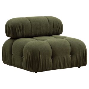 071 001483 4 2 Polymorphic sofa Divine with fabric in green color 288/190x75cmIndoor furniture > Sofas & Armchairs - Pre Order