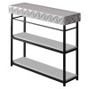 071 001502 3 Armchair Lonnie pakoworld PU grey antique 94x95.5x92.5cmSPRING OFFERS