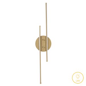 071 001528 10 Wall light Expedition pakoworld LED 16W golden 17x5x86cmLighting > Scones