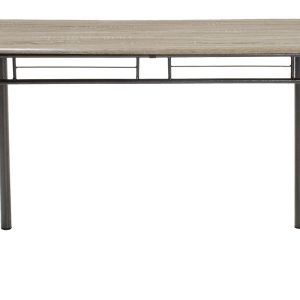 072 000003 4 9 Dining set Roza pakoworld 5pcs color sonoma - legs anthracite matte 120x70x75cmIndoor furniture > Dinning sets