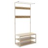 072 000036 10 Console Isla pakoworld in white painting - golden color 80x39x74cmIndoor furniture > Drawers-consoles