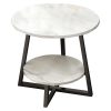 072 000062 9 Coffee table Rota MDF color dark grey marble-black D60x60cmIndoor furniture > Coffee tables
