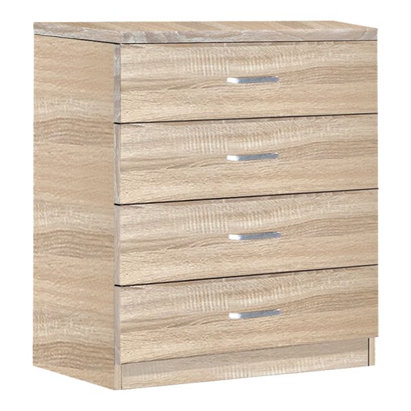 072 000078 9 Chest of 4 drawers Killian pakoworld sonoma 80x40x80cmIndoor furniture > Drawers-consoles
