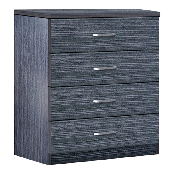 072 000079 7 Chest of 4 drawers Killian pakoworld zebrano 80x40x80cmIndoor furniture > Drawers-consoles