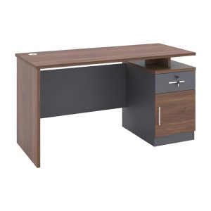 072 000080 11 Work desk Cassius pakoworld dark grey-walnut 120x60x75cmOffice furniture > Working desk