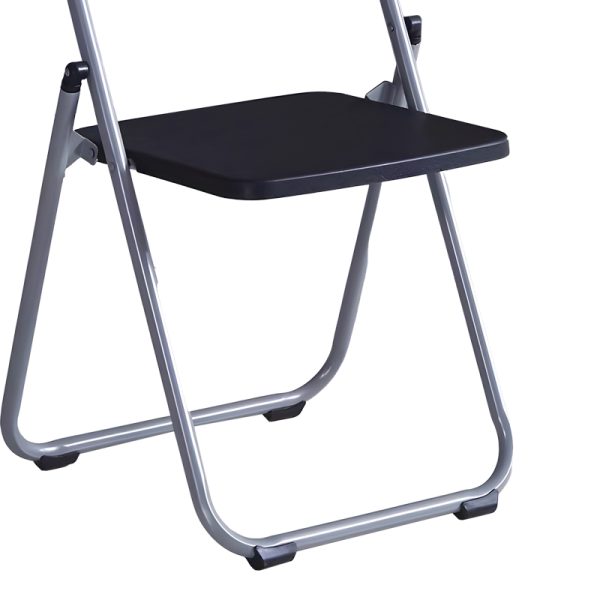 072 000085 2 5 Foldable chair Daxton pakoworld PP black-silver 49x46.5x73.5cmIndoor furniture > Chairs