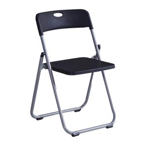 072 000085 6 Foldable chair Daxton pakoworld PP black-silver 49x46.5x73.5cmIndoor furniture > Chairs