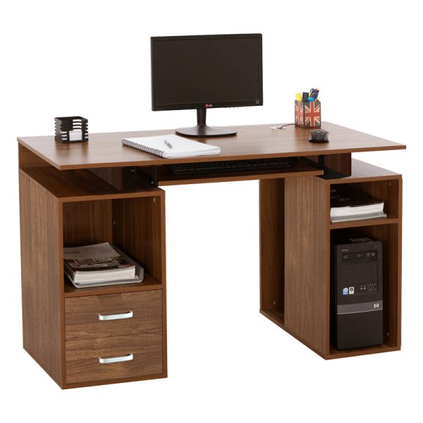 072 000090 11 Computer desk Liberion pakoworld walnut 120x55x76cmOffice furniture > Working desk