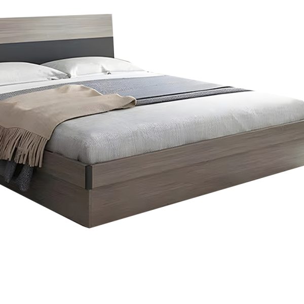 072 000093 4 4 Single storage bed Daizy pakoworld light walnut-grey 120x200cmIndoor furniture > Beds