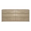 072 000111 6 Mec pakoworld melamine hanger in natural shade 100x9x9cmIndoor furniture > Entrance furniture