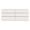 072 000112 3 Kuanger pakoworld mdf chest of drawers in natural shade 120x40x70cmIndoor furniture > Drawers-consoles