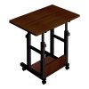 072 000125 13 Office desk Komo pakoworld in sonoma-grey color with black metallic legs 120x48x76cmOffice furniture > Working desk