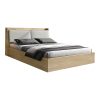 072 000127 9 Royal pakoworld four-leaf wardrobe with drawers in sonoma shade 200x58x230cmIndoor furniture > Wardrobes