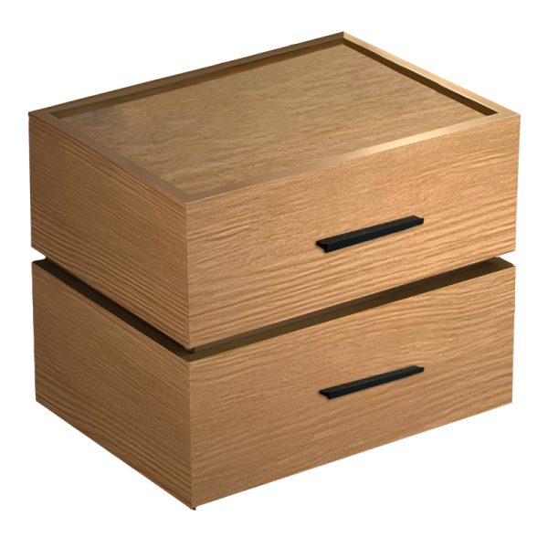 072 000140 Sonlen pakoworld bedside table mdf in oak color 60x40x44.5cmIndoor furniture > Bedside tables