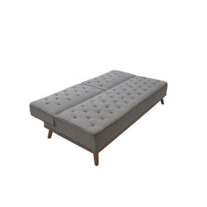 074 000006 4 5 Sofa bed Marco pakoworld in grey fabric 180x80x80cmIndoor furniture > Sofas-bed