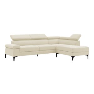 074 000031 2 3 Left corner sofa Gracious pakoworld beige fabric 257x178x86cmSPRING OFFERS
