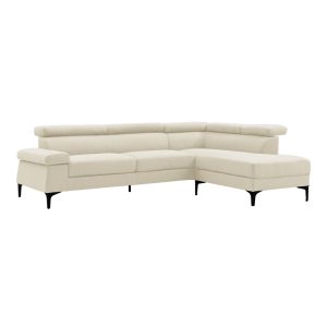 074 000031 5 Left corner sofa Gracious pakoworld beige fabric 257x178x86cmSPRING OFFERS