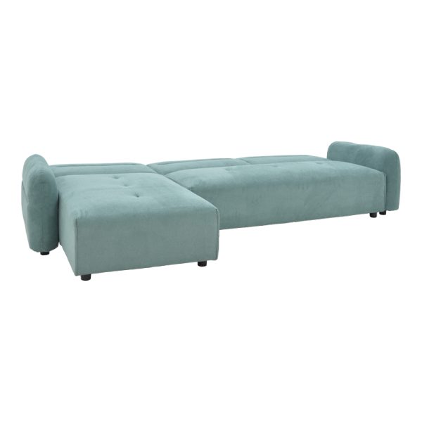 074 000036 2 2 Corner sofa Inspired pakoworld reversible mint fabric 293x142x80cmIndoor furniture > Cornered sofas