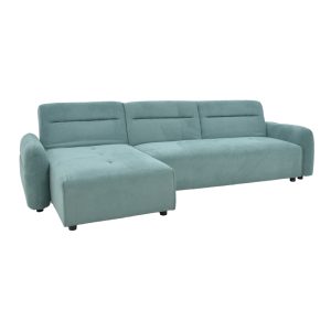 074 000036 5 Corner sofa Inspired pakoworld reversible mint fabric 293x142x80cmIndoor furniture > Cornered sofas