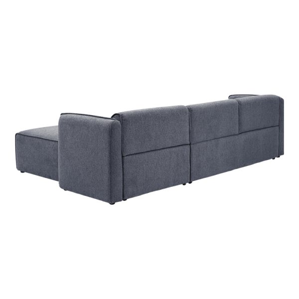 074 000053 3 2 Reversible corner sofa Soofa pakoworld grey fabric 270x163x74cmIndoor furniture > Cornered sofas