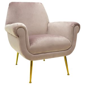 079 000021 5 Armchair Macel pakoworld velvet rotten apple-golden 79x71x89cmSPRING OFFERS