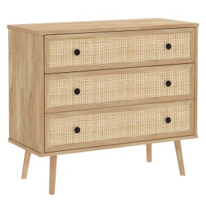 086 000003 17 Chest of 3 drawers Oslo pakoworld sonoma 90x39x79cmIndoor furniture > Drawers-consoles