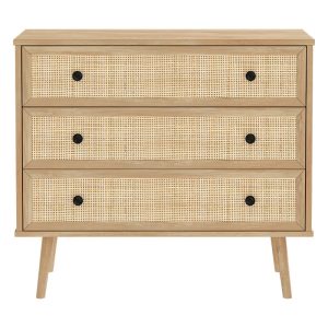 086 000003 3 14 Chest of 3 drawers Oslo pakoworld sonoma 90x39x79cmIndoor furniture > Drawers-consoles