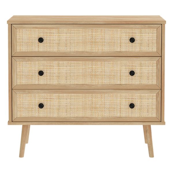 086 000003 3 14 Chest of 3 drawers Oslo pakoworld sonoma 90x39x79cmIndoor furniture > Drawers-consoles