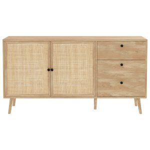 086 000004 2 7 Buffet Oslo pakoworld sonoma 150x39x79cmIndoor furniture > Buffets