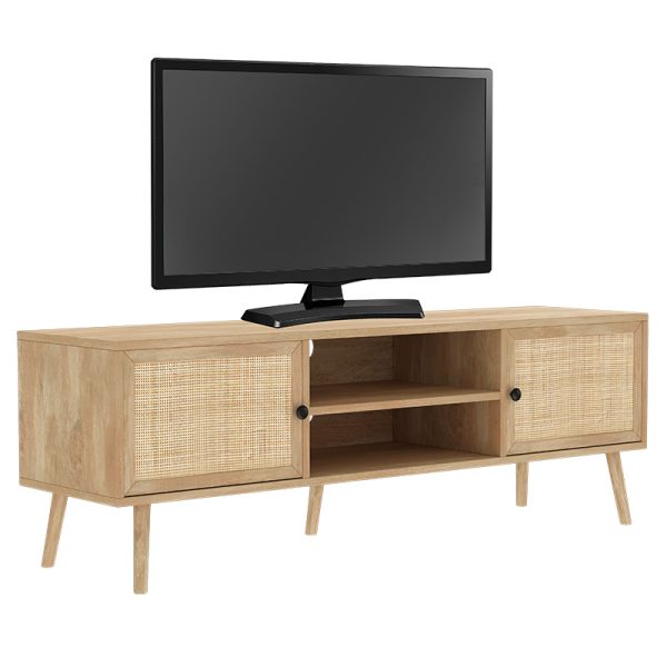 086 000012 14 Oslo pakoworld TV cabinet color sonoma 150x39x49cmIndoor furniture > TV stands