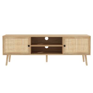 086 000012 2 11 Oslo pakoworld TV cabinet color sonoma 150x39x49cmIndoor furniture > TV stands