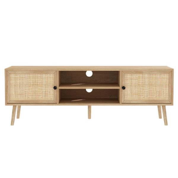 086 000012 2 11 Oslo pakoworld TV cabinet color sonoma 150x39x49cmIndoor furniture > TV stands