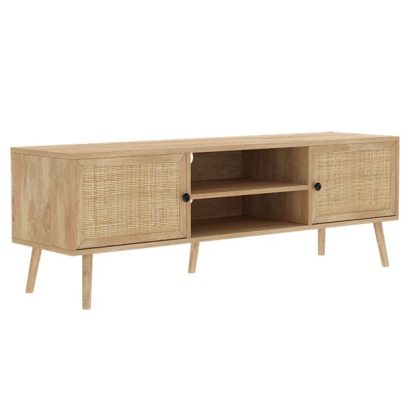 086 000012 3 11 Oslo pakoworld TV cabinet color sonoma 150x39x49cmIndoor furniture > TV stands