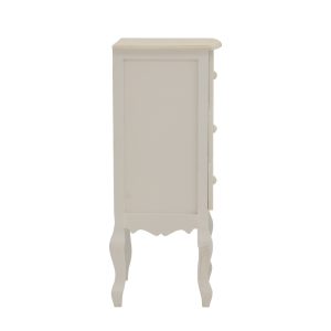 087 000009 3 5 Pazlen Inart bedside table antique white color mdf 40x34.5x82cmIndoor furniture > Bedside tables