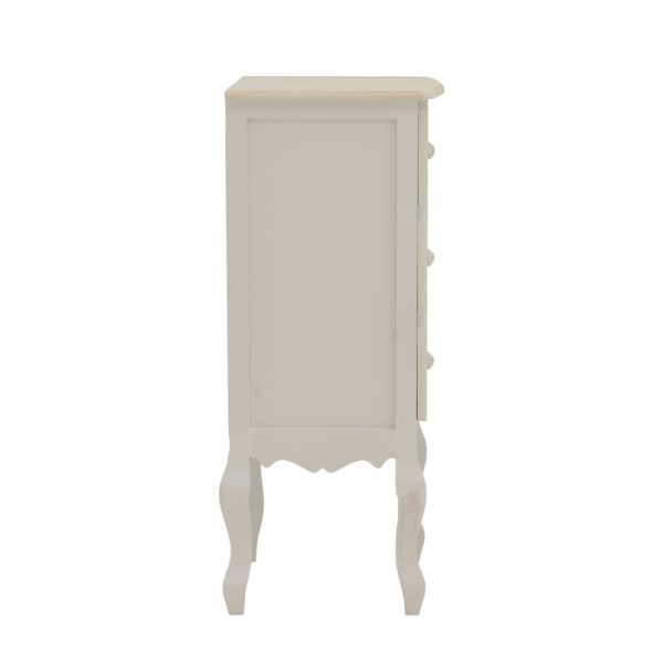 087 000009 3 5 Pazlen Inart bedside table antique white color mdf 40x34.5x82cmIndoor furniture > Bedside tables