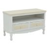087 000014 5 Pazlen Inart bedside table antique white color mdf 40x34.5x82cmIndoor furniture > Bedside tables