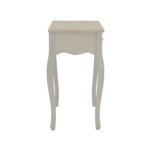 087 000015 3 5 Console Joliene Inart natural-antique white color mdf 80x40x75cmIndoor furniture > Entrance furniture