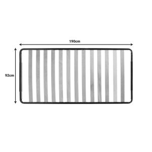 088 000054 4 3 Metalic bedsteads 92x190x5cmIndoor furniture > Beds