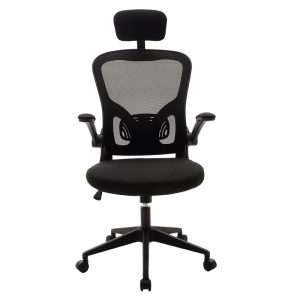 090 000010 3 6 Manager office chair Ergoline pakoworld with fabric mesh in black colourOffice furniture > Labor office chairs