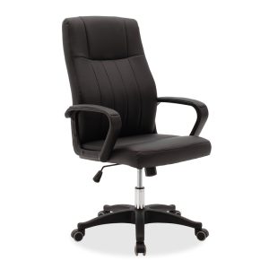 090 000012 6 Manager office chair Roby pakoworld with PU in black colourOffice furniture > Manager office chairs