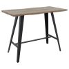 093 000014 10 Dressing table with mirror Zelia pakoworld in wenge eo colour 60x40.5x151cmIndoor furniture > Drawers-consoles