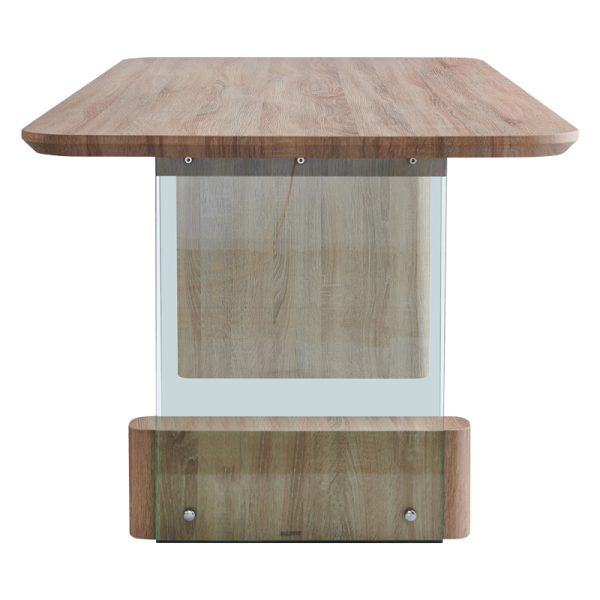 093 000034 4 3 Dining table Faghan pakoworld brown mdf 180x90x76cmIndoor furniture > Dining Tables