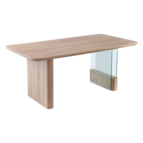 093 000034 6 Dining table Faghan pakoworld brown mdf 180x90x76cmIndoor furniture > Dining Tables