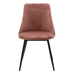 096 000022 3 11 Chair Giselle pakoworld velvet rotten apple-leg blackIndoor furniture > Chairs