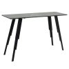096 000028 4 Bar stool Bari pakoworld with mocha pu - wooden legs blackSPRING OFFERS