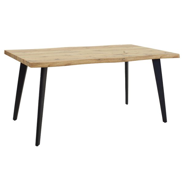 096 000030 8 Dining table Velto pakoworld MDF sonoma160x90x76εκIndoor furniture > Dining Tables