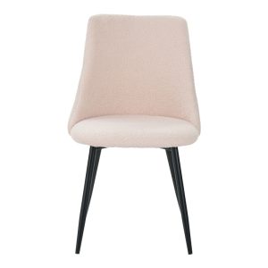 096 000039 4 10 Giselle chair pakoworld bouclé fabric in beige shade 51x52x82cmIndoor furniture > Chairs